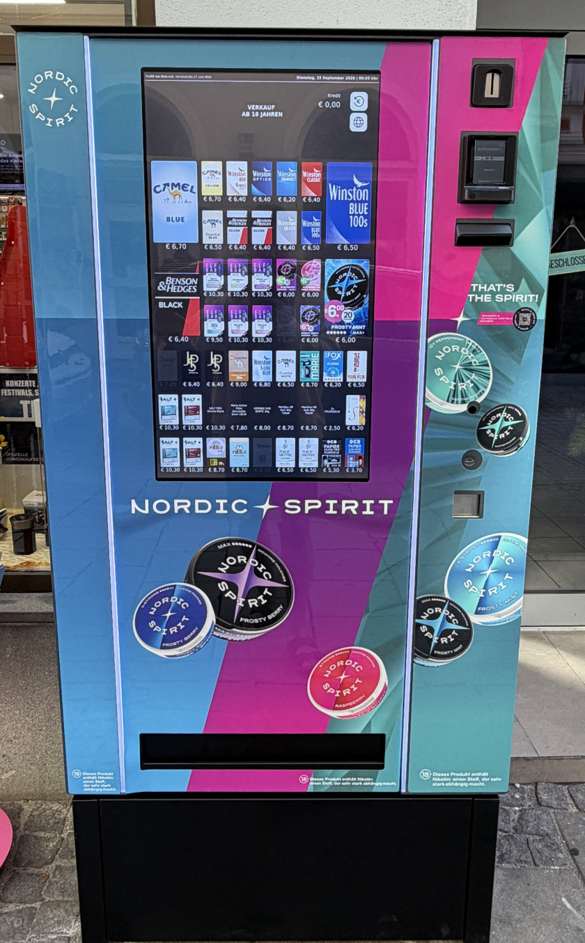 cigarette vending machine